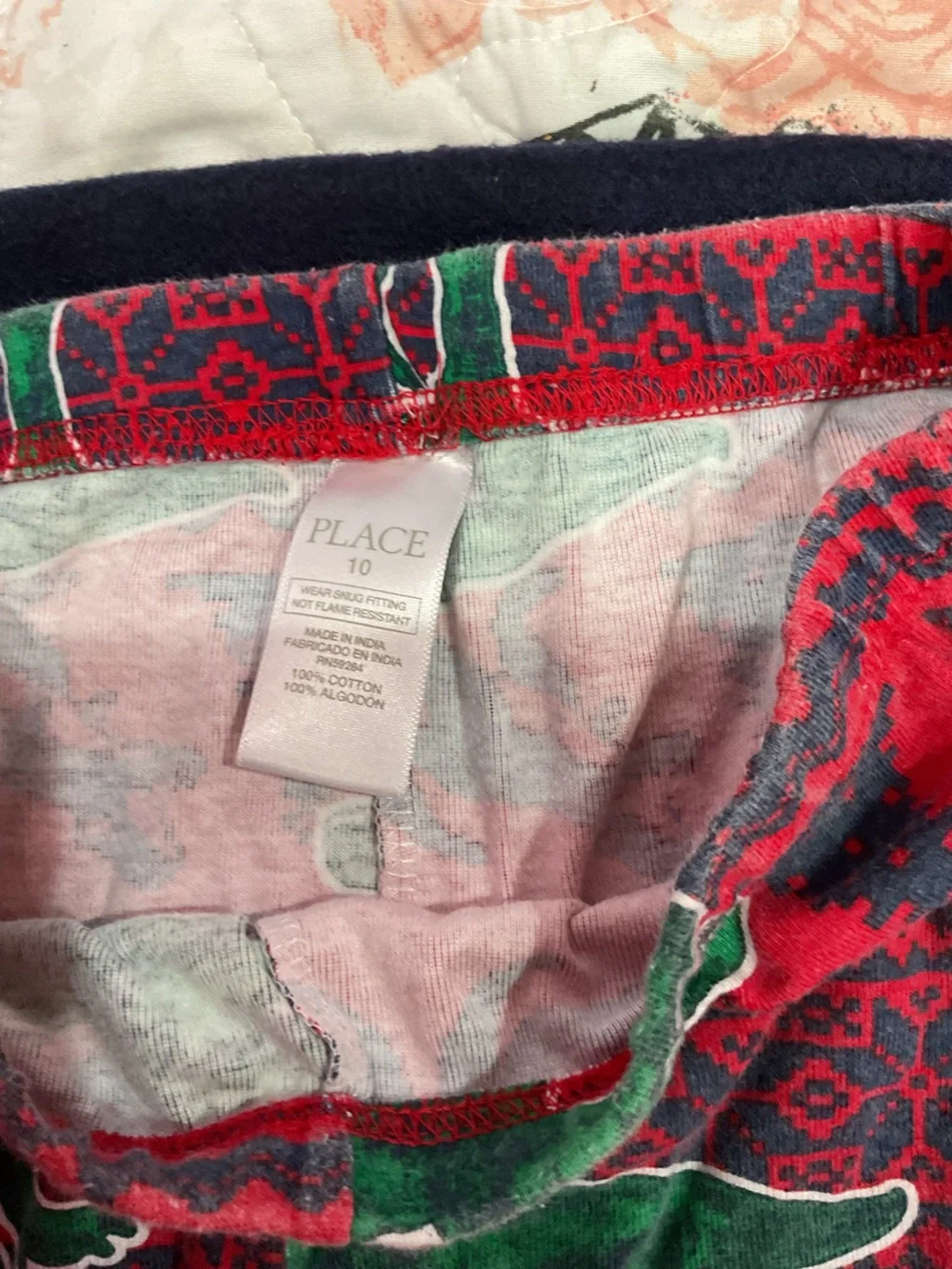 The Children's Place Boys Green Dinosaur Pajama Pants Size 10